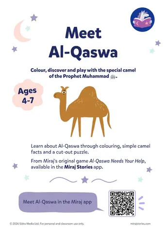 Meet Al-Qaswa activity pack, page 1 of 6